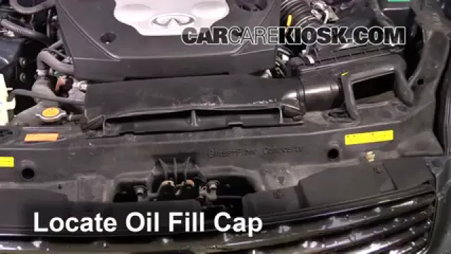 2005 Infiniti G35 3.5L V6 Coupe (2 Door) Oil Add Oil